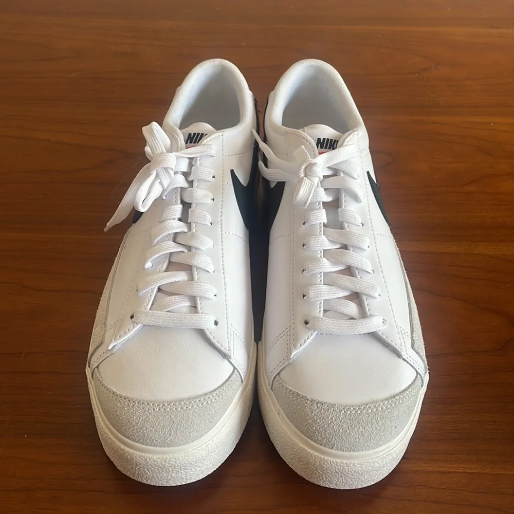Nike Blazer Low Platform White Black Sail Grey Sneakers DJ0292-101 Women's - Picture 3 of 5